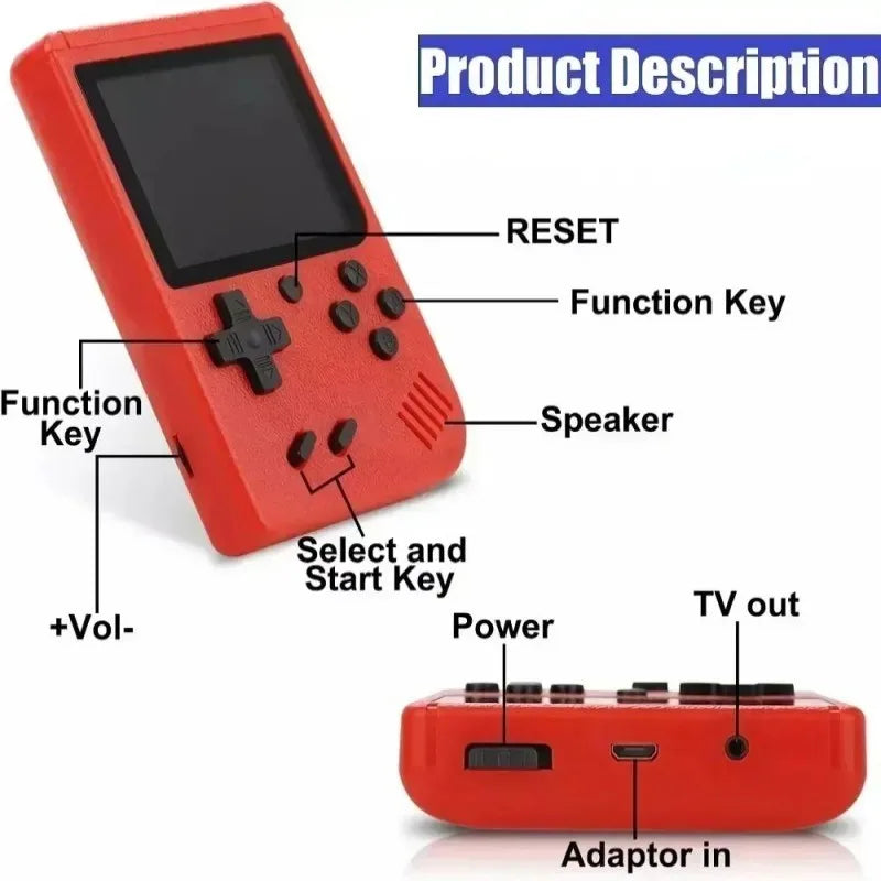 Classic Retro Handheld Games Console